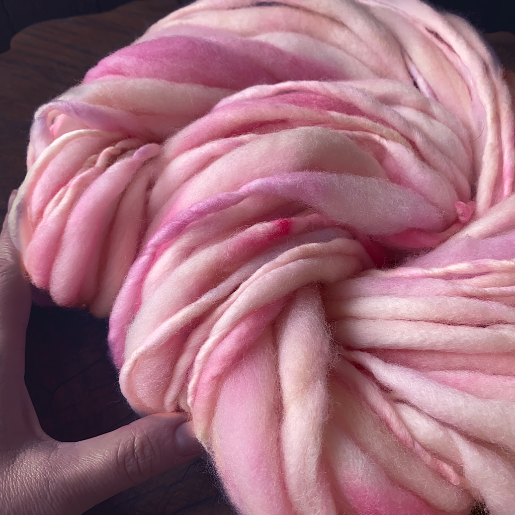 Just rose merino yarn
