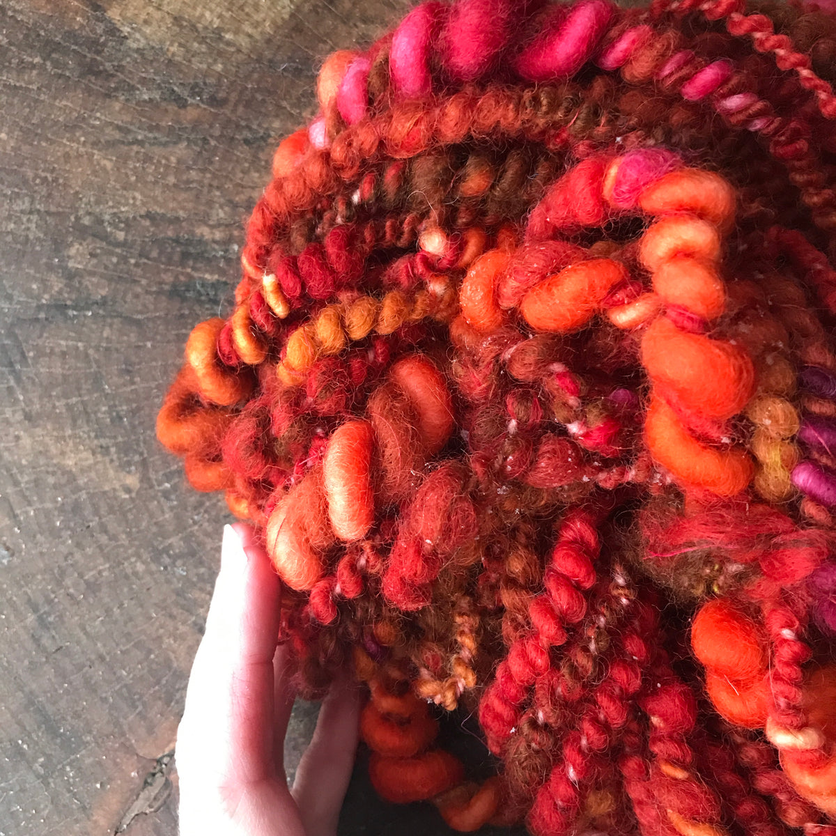 Orange art yarn 100g - Mynoush