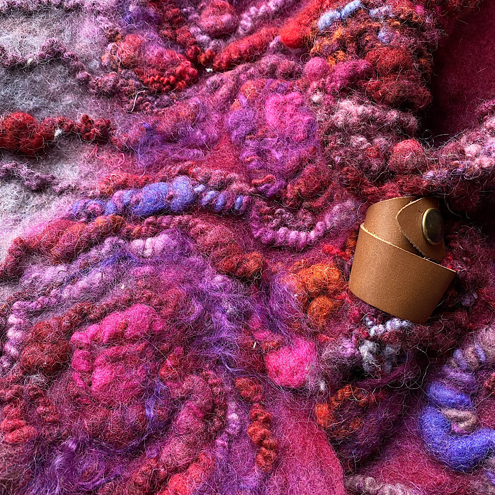 felted wool shawl