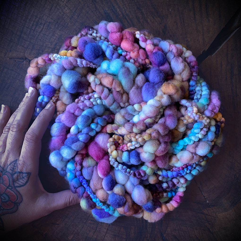 Les rêves bleus 2 Art yarn