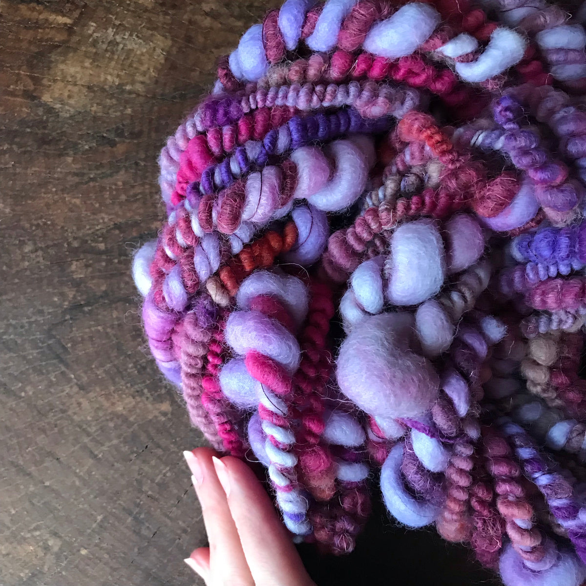 Purple art yarn 100g 12y - Mynoush