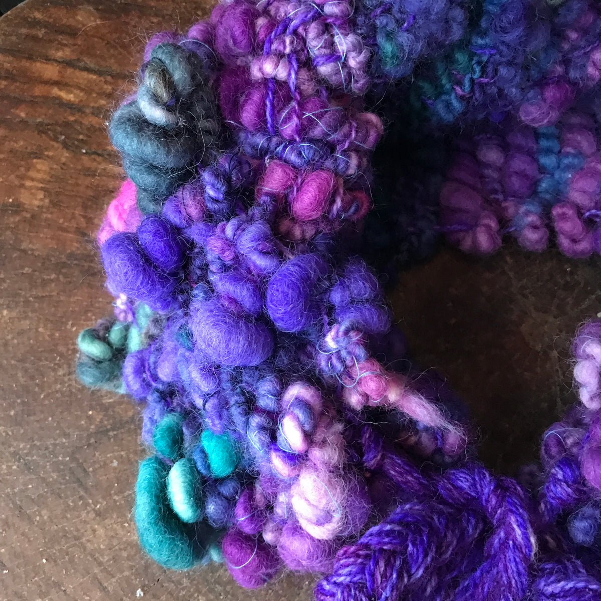 Purple cowl Col mauve - Mynoush