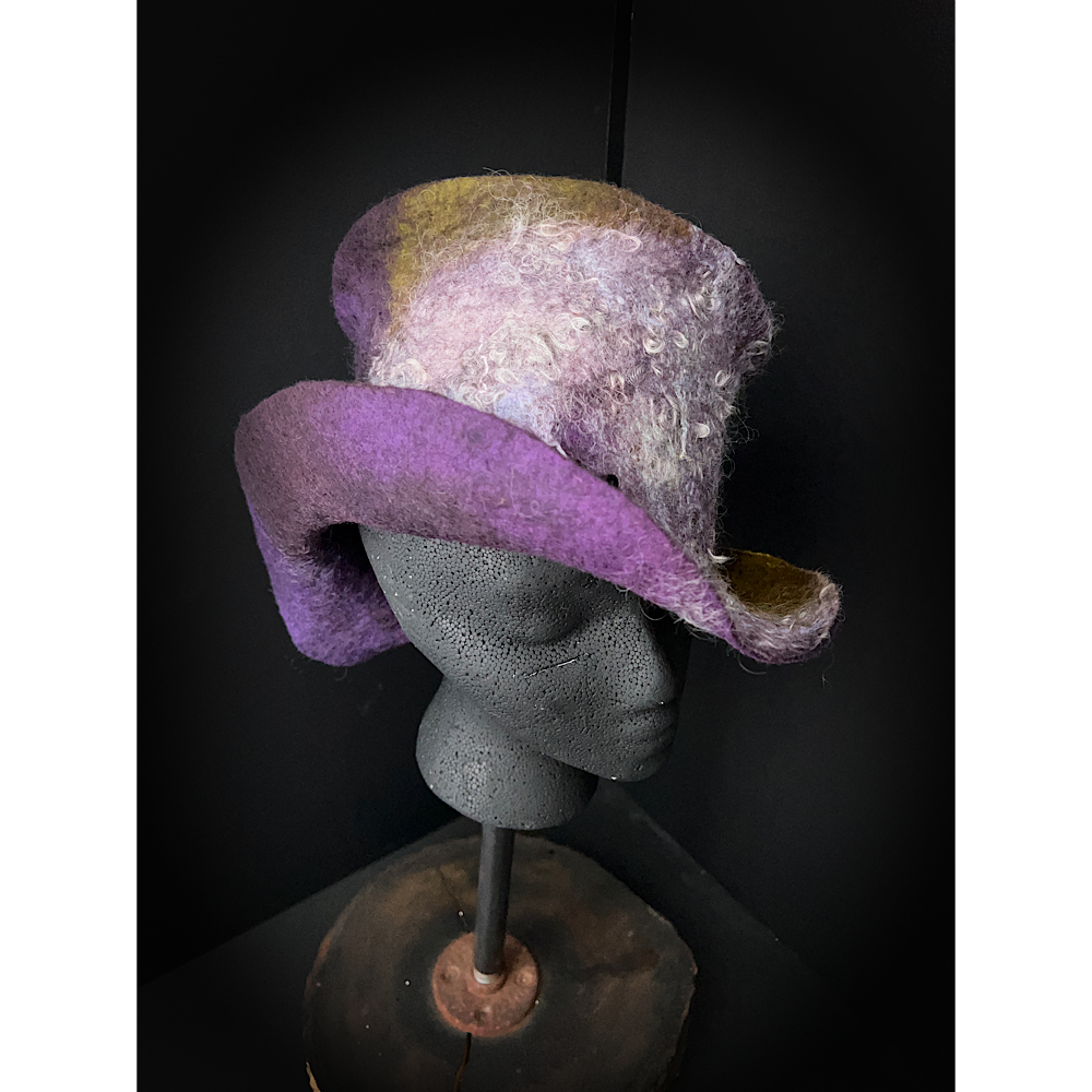 Felted top hat  - 23” 1/4