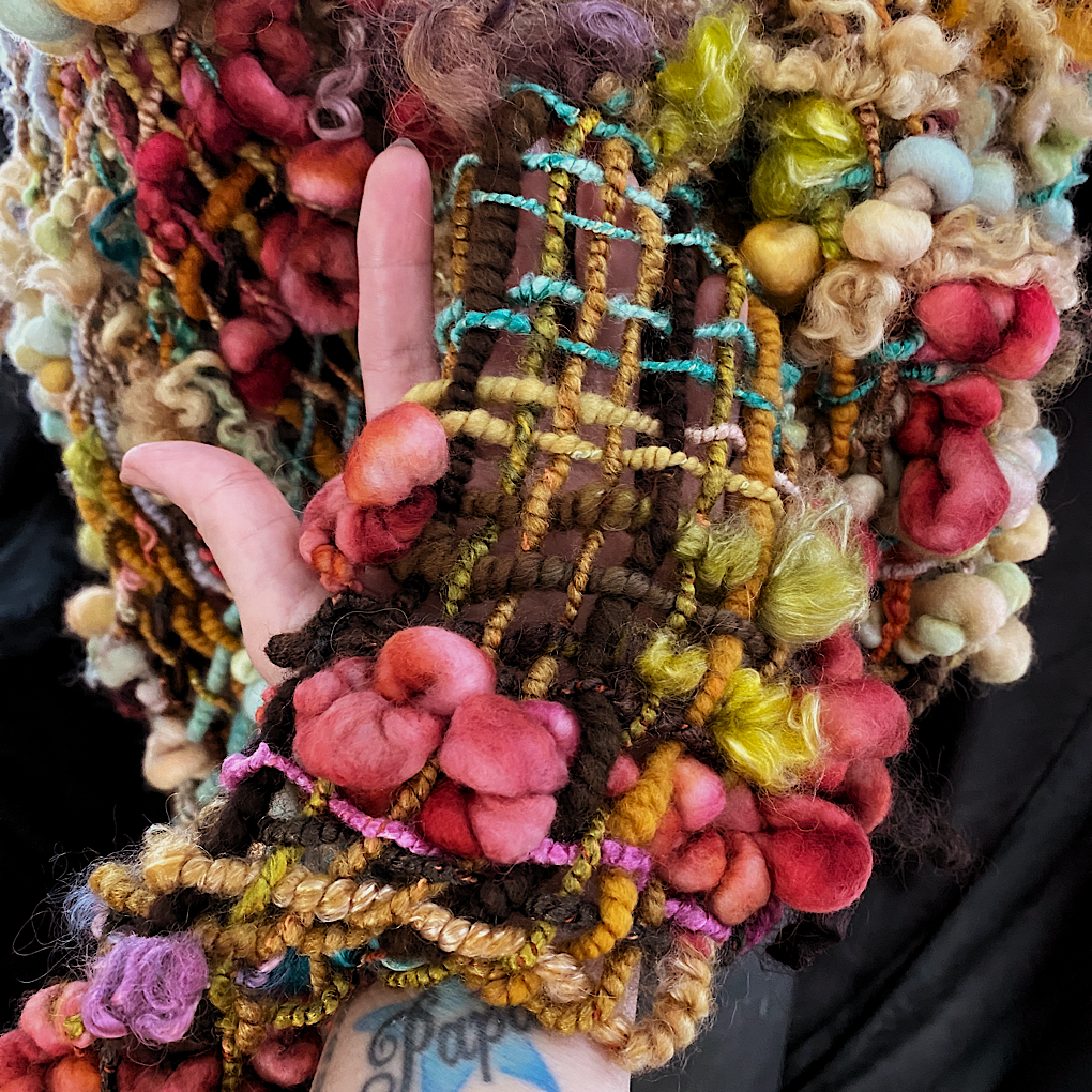 Golden Belle merino silk Shawl