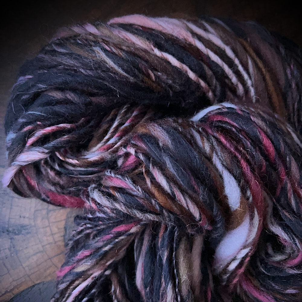 Hand spun yarn single