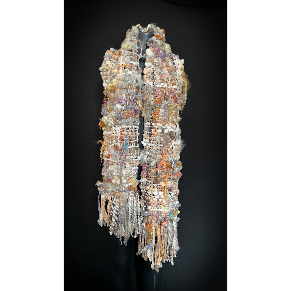 Golden rose Woven scarf 2022