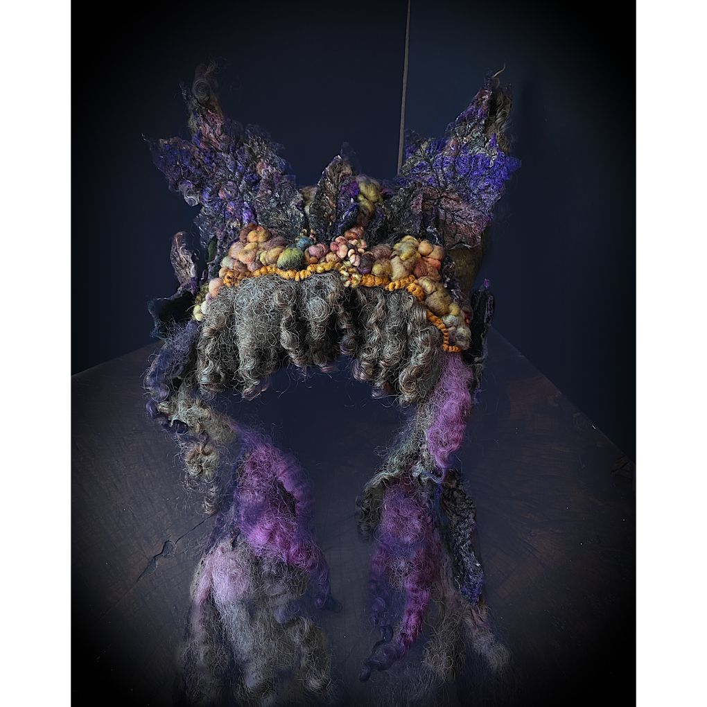 Forest spirit- felted hood