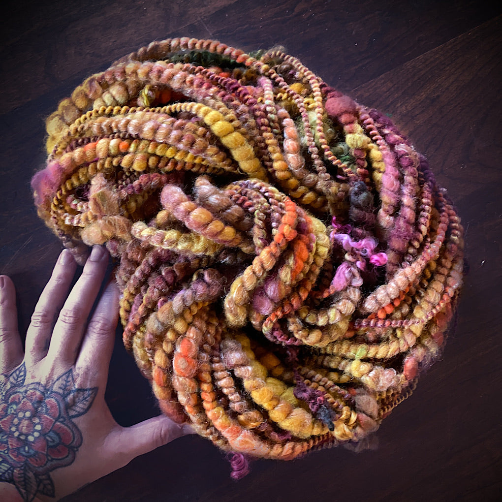 Golden autumn 2 Art yarn