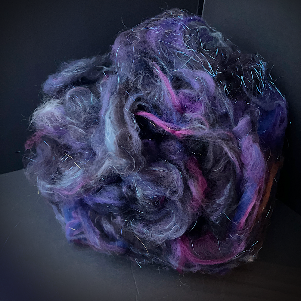 Batt for spinning yarn