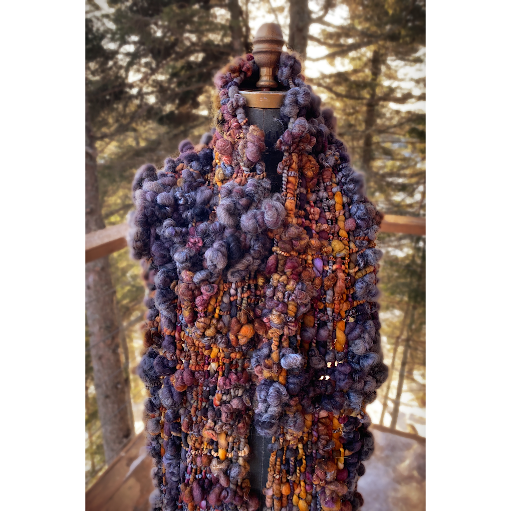 Beside the fireplace - Woven scarf - COMING SOON