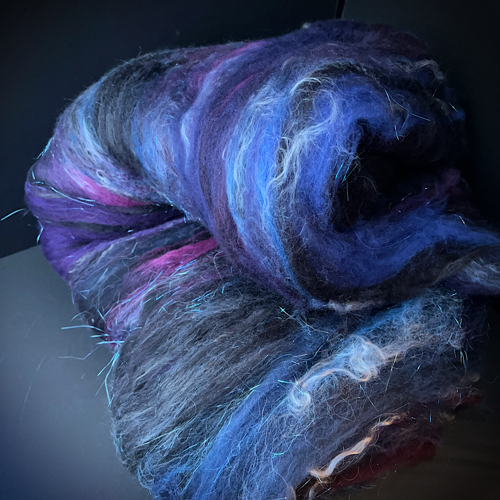 Batt for spinning yarn