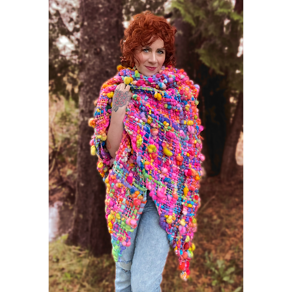 Over the Rainbow shawl 2