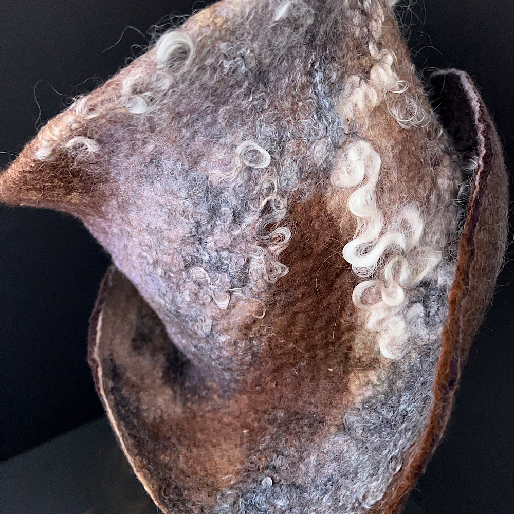 Felted top hat  - 23”