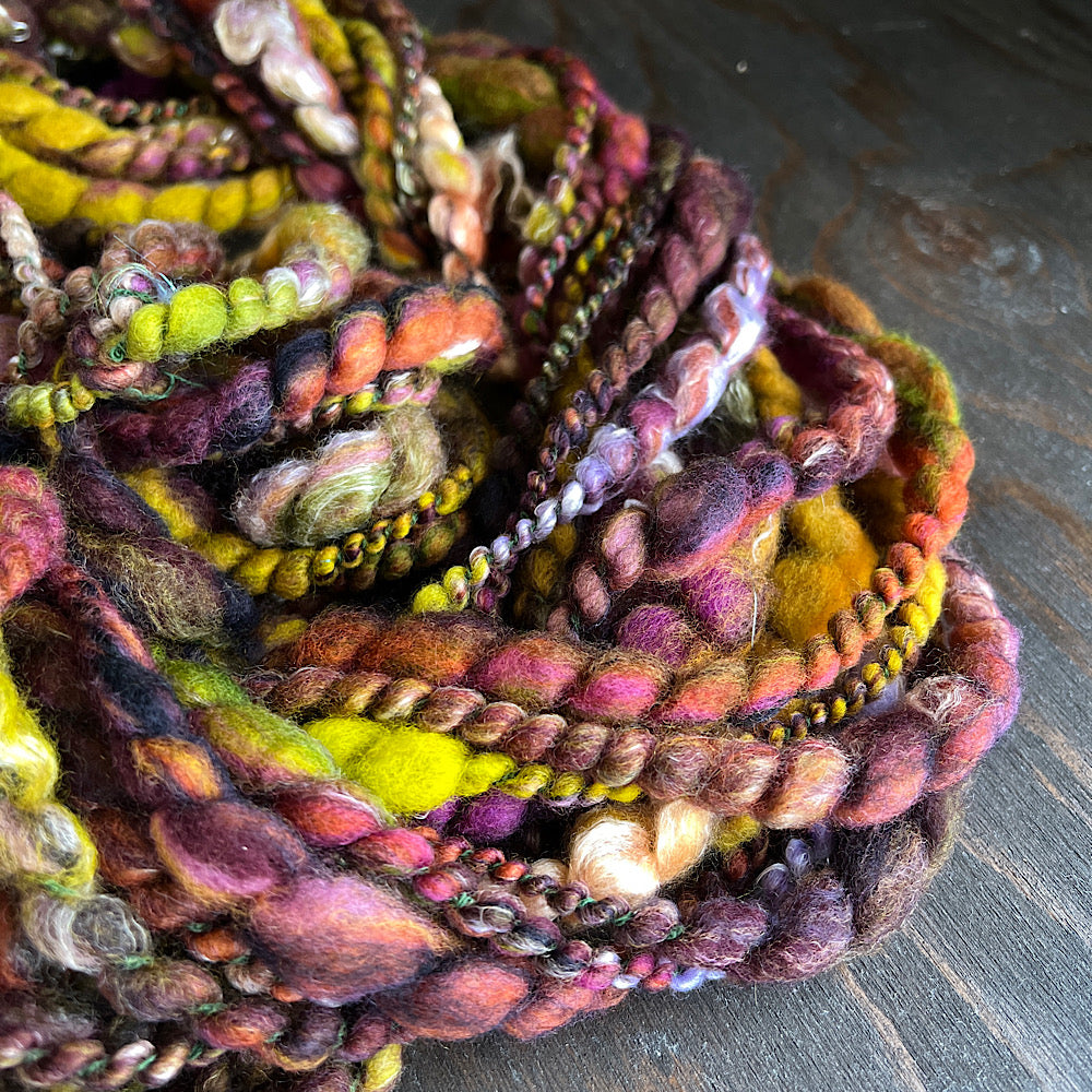 Roasted mangos weaving art yarn