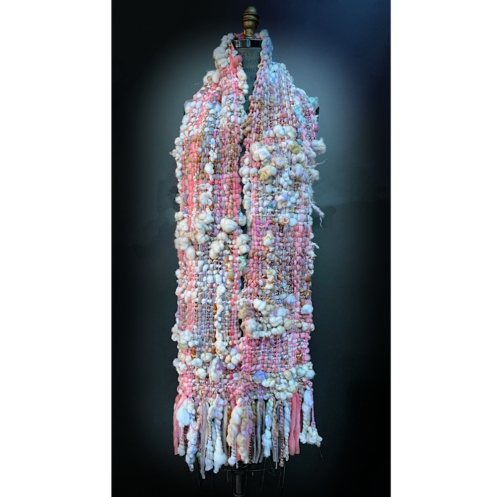 Woven scarf 91” X 9”