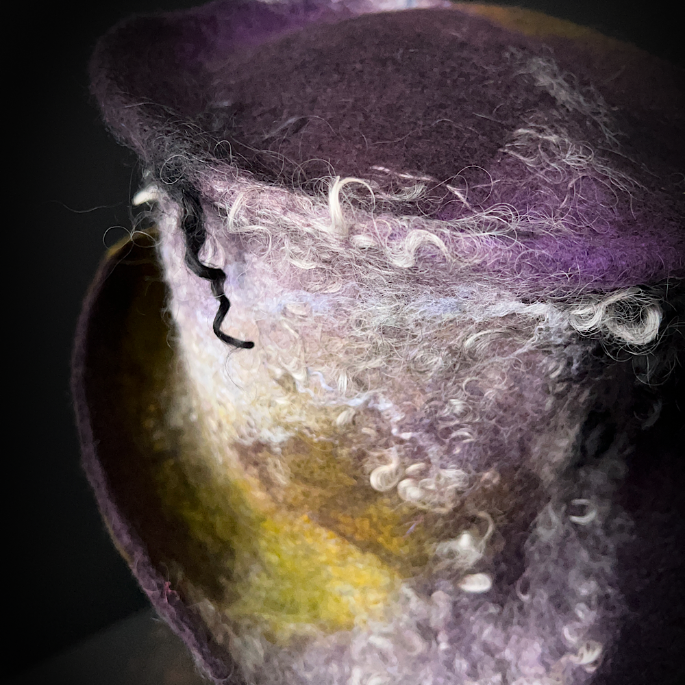 Felted top hat  - 23” 1/4