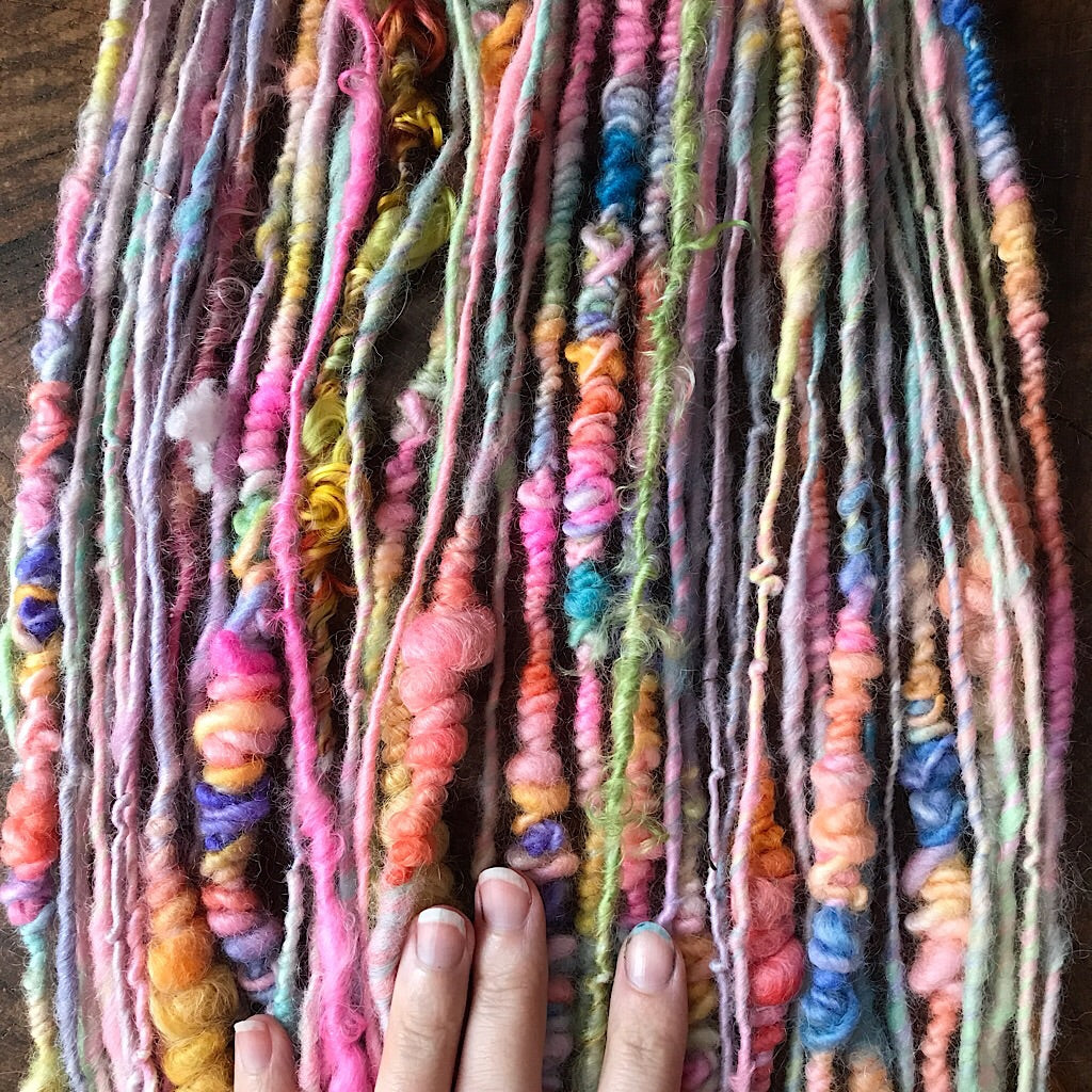 Lollipop art yarn