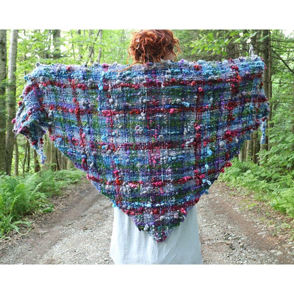 Giant plaid Shawl