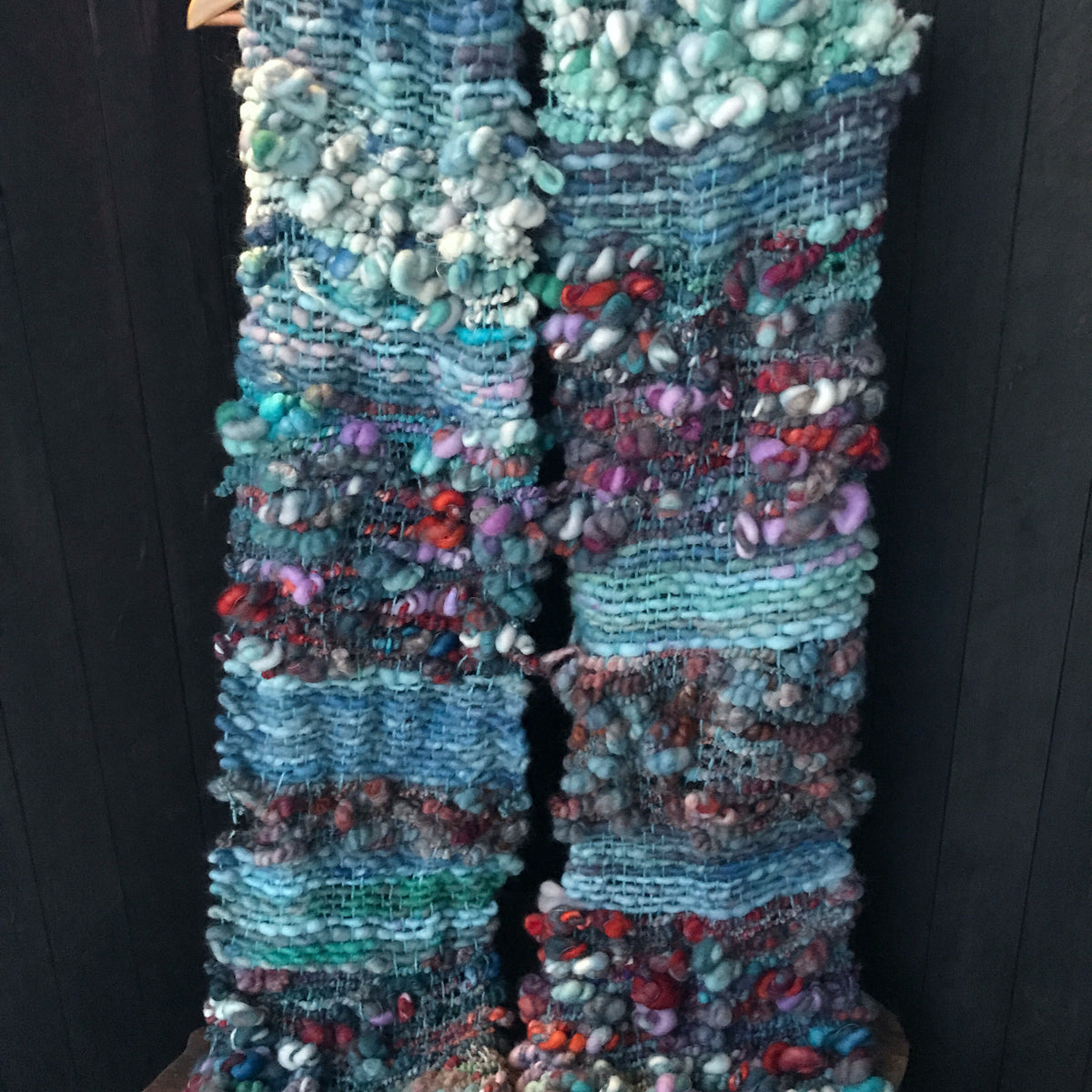 Blue scarf Foulard bleu - Mynoush