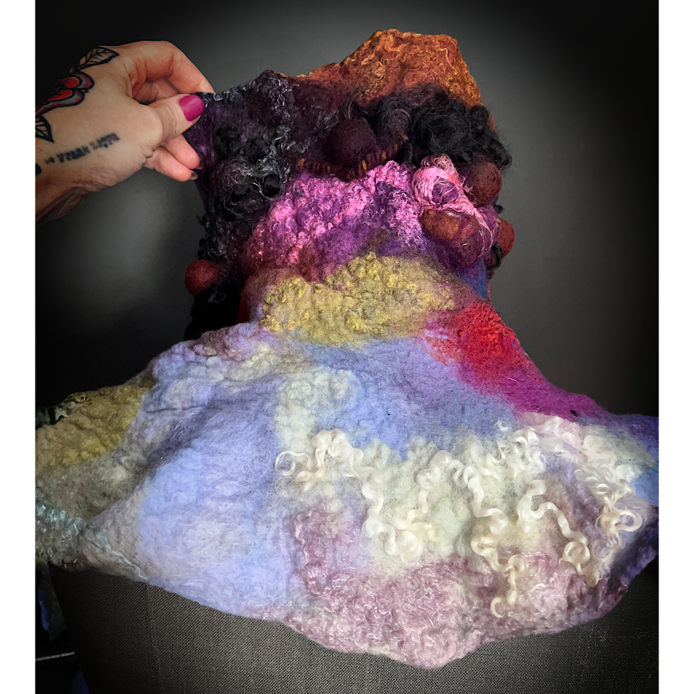 Felted scarf 2023