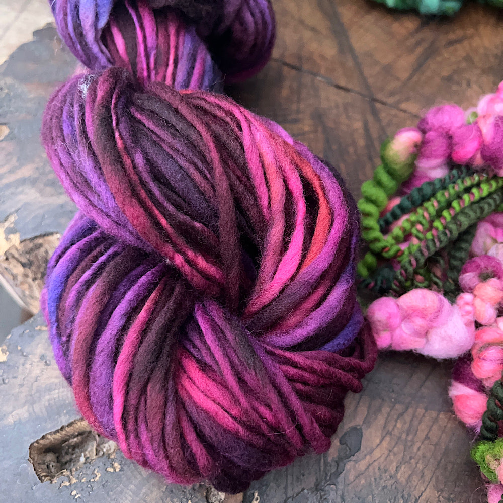 Art yarn trio for weaving 4.7 oz