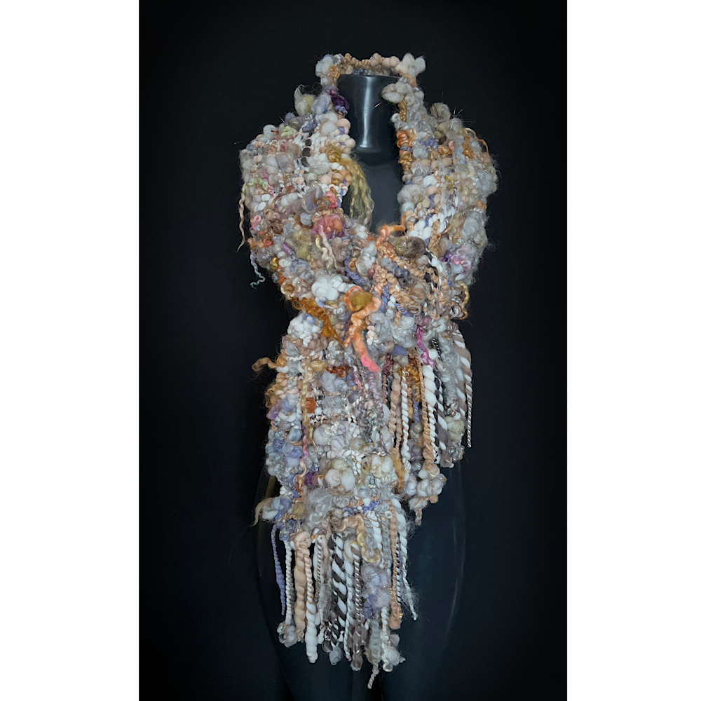 Golden rose Woven scarf 2022