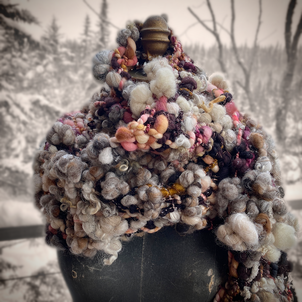 Trees are blushing- Woven scarf