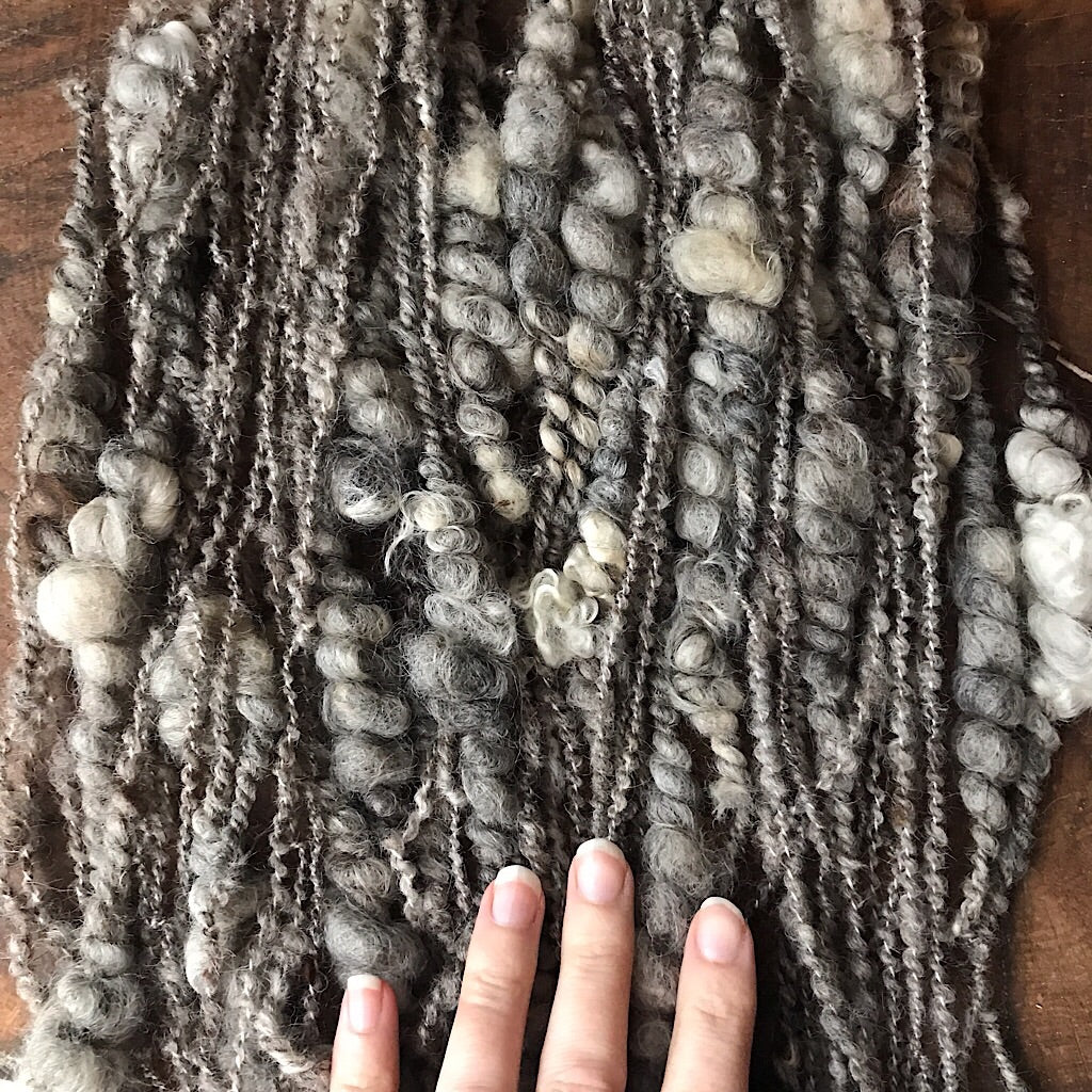 Never enough grey Art yarn