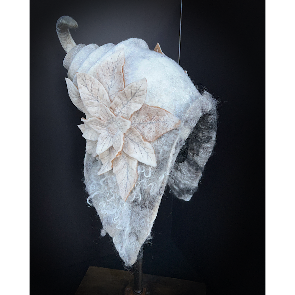 Felted fairy hood 23-24”