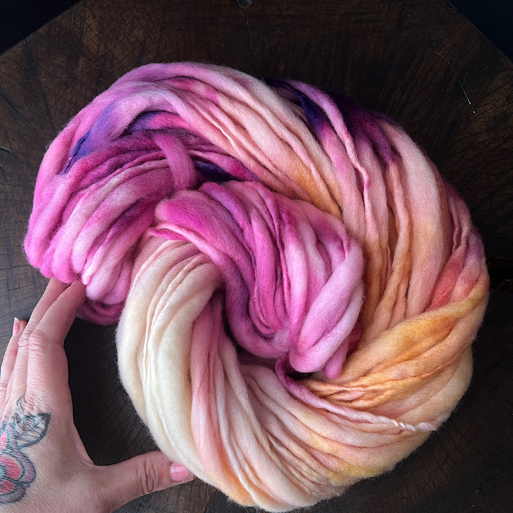 Fluffy yarn set of 3 skeins