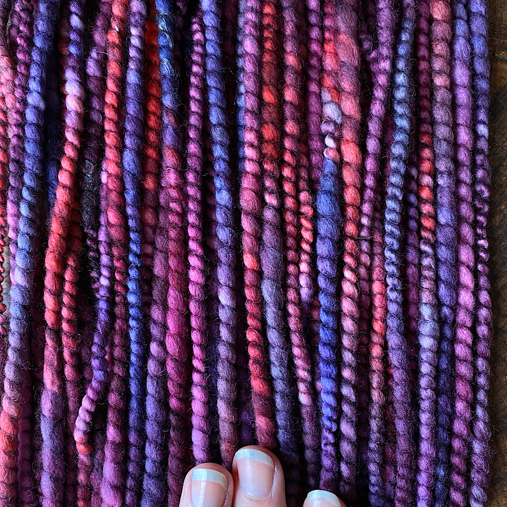 Mosaic Merino spiral yarn