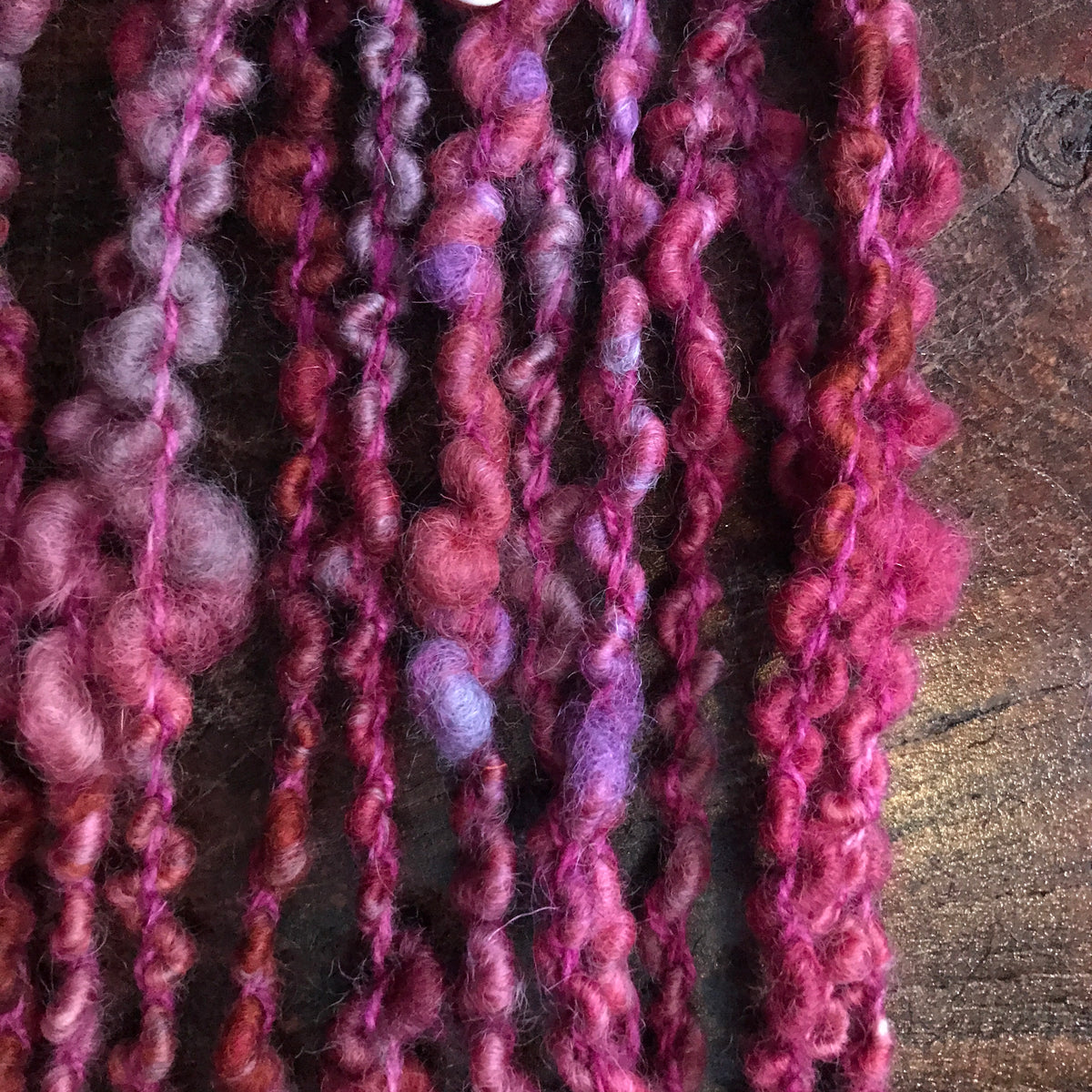 Pink boucle yarn 60g - Mynoush