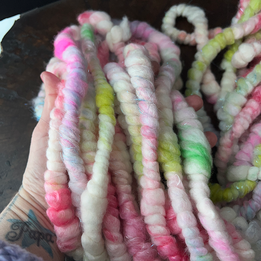 You’re a peach- set of jumbo art yarn