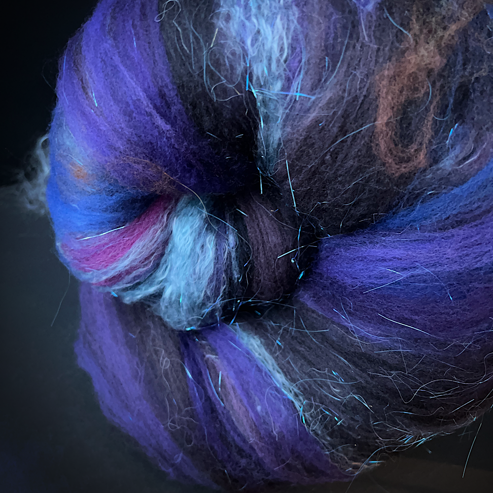 Batt for spinning yarn