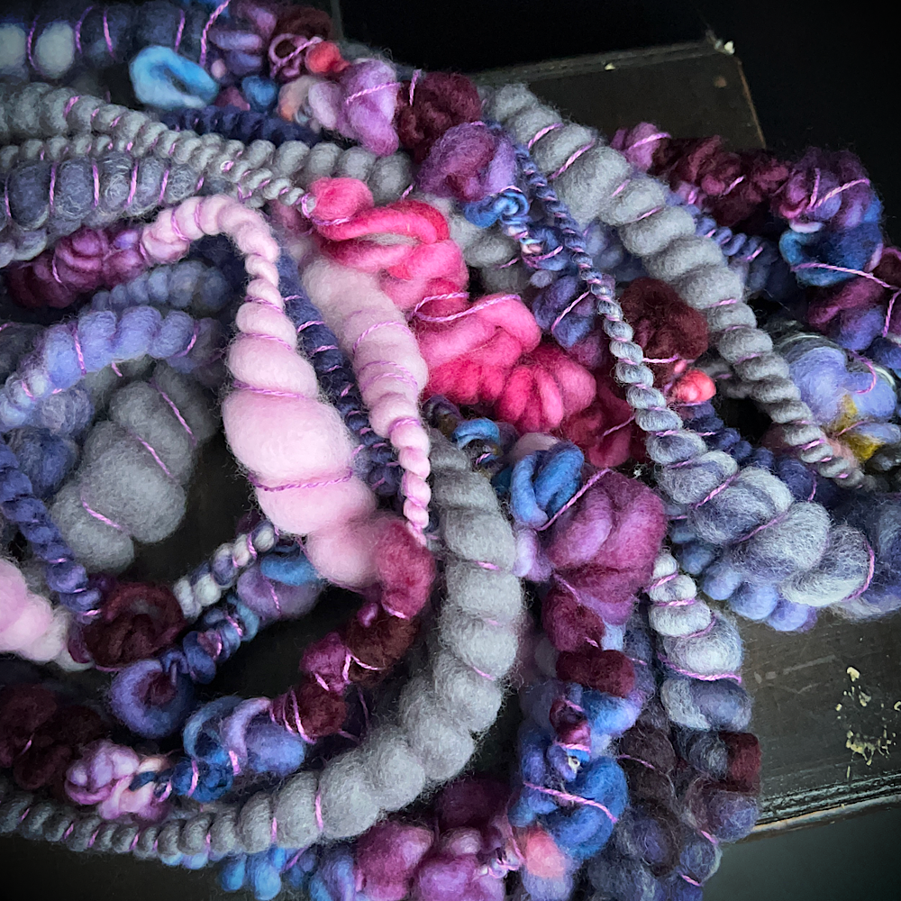 Amethyst art yarn