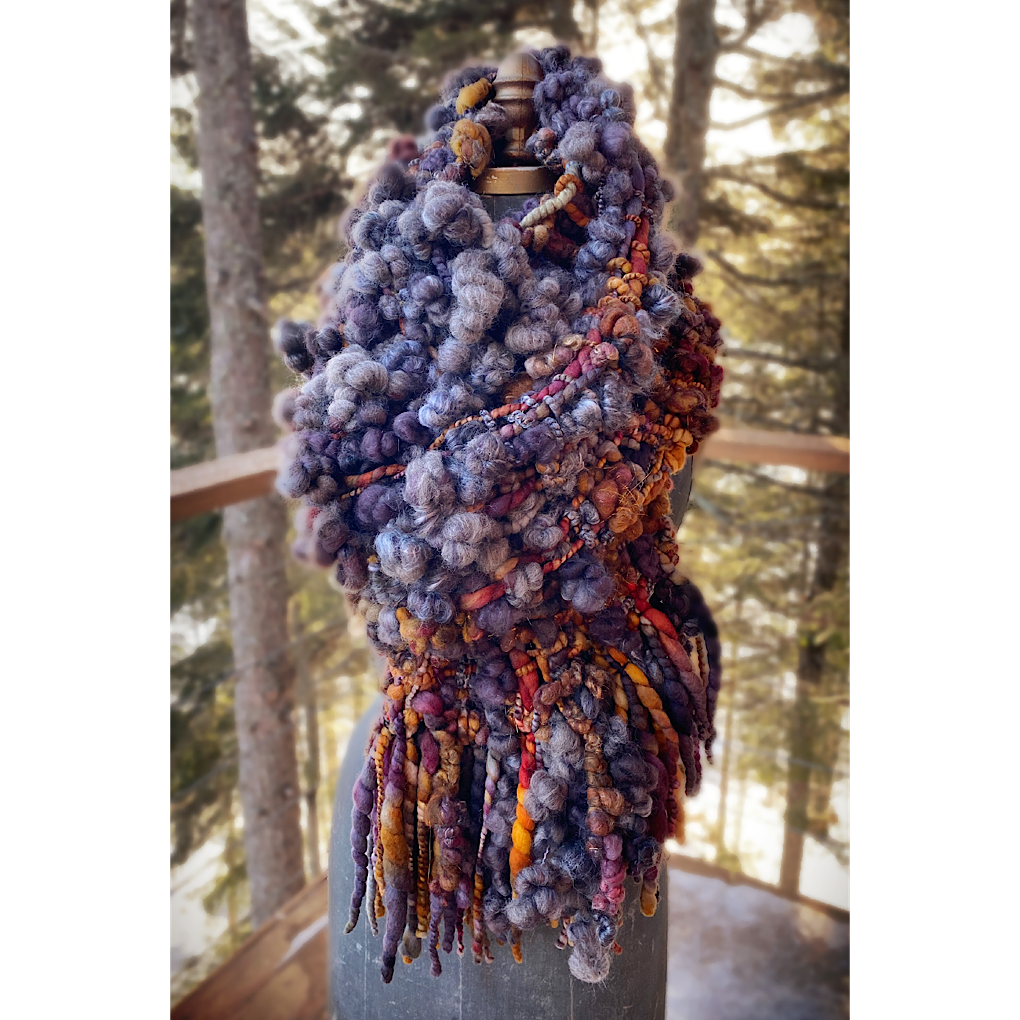 Beside the fireplace - Woven scarf - COMING SOON