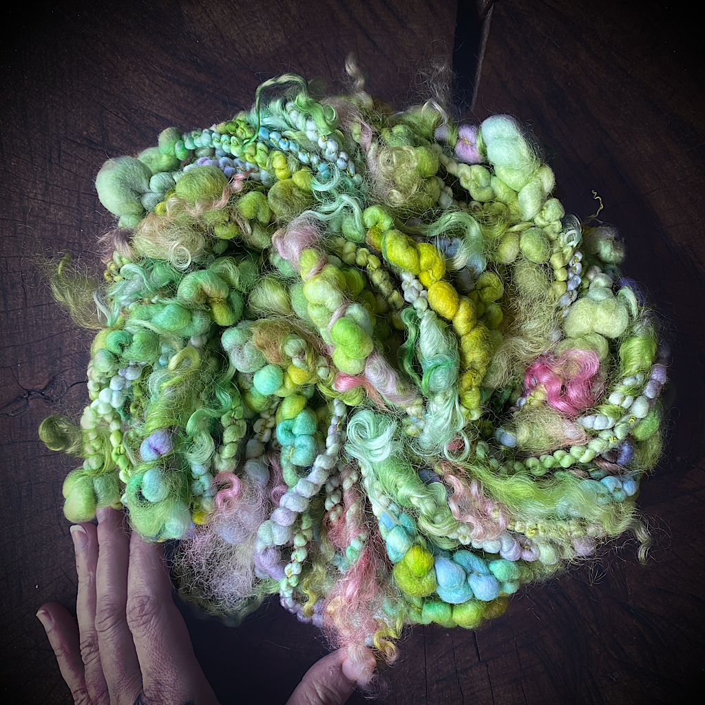 Frais du jardin  Art yarn