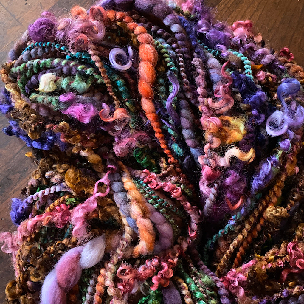 Passionate One-of-a-kind Silk art yarn