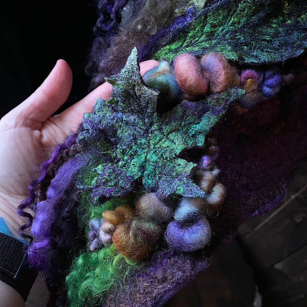 One spell - Felted hood