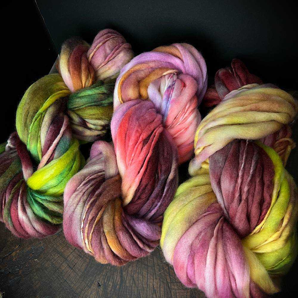 Fluffy yarn set of 3 skeins