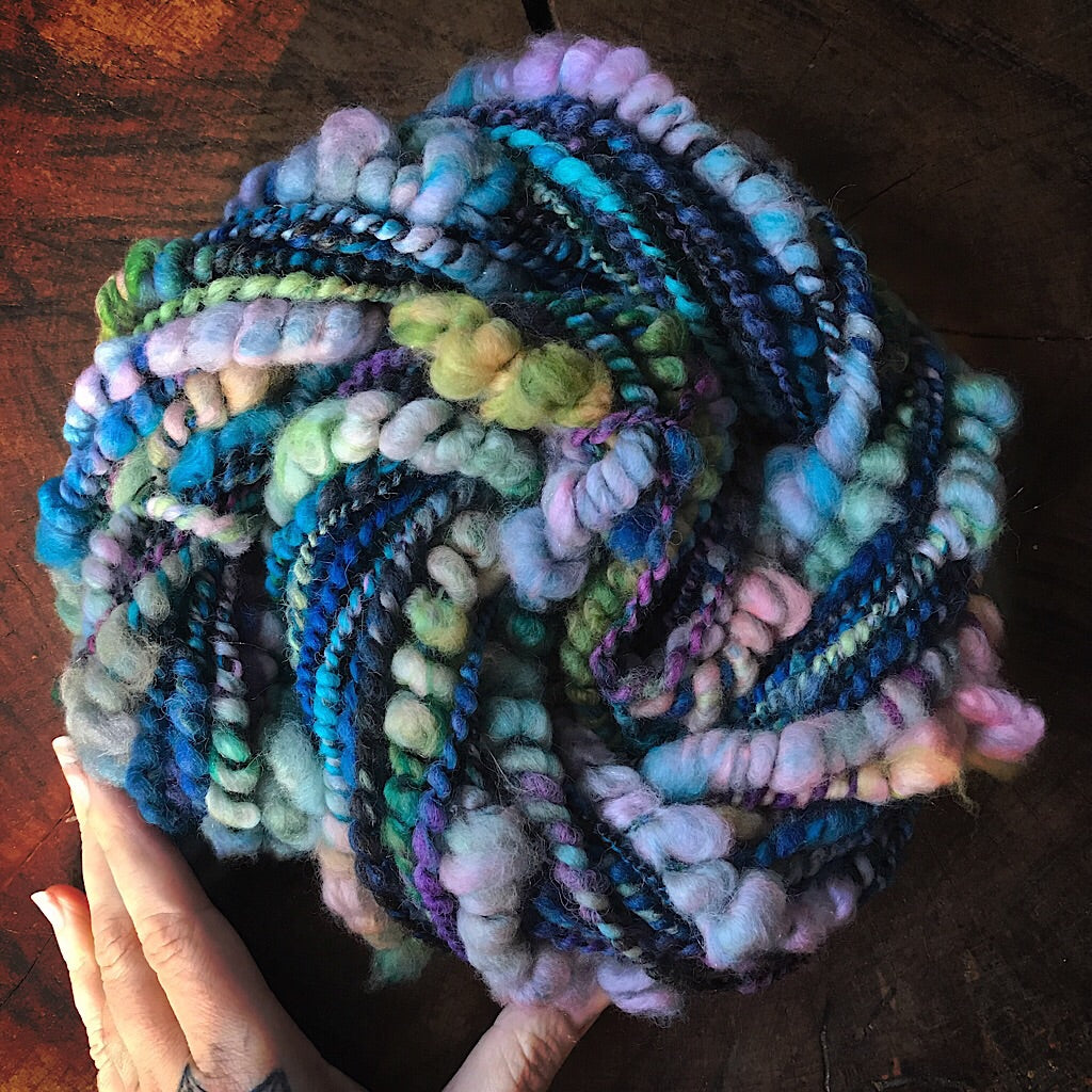 Northern sky Art yarn