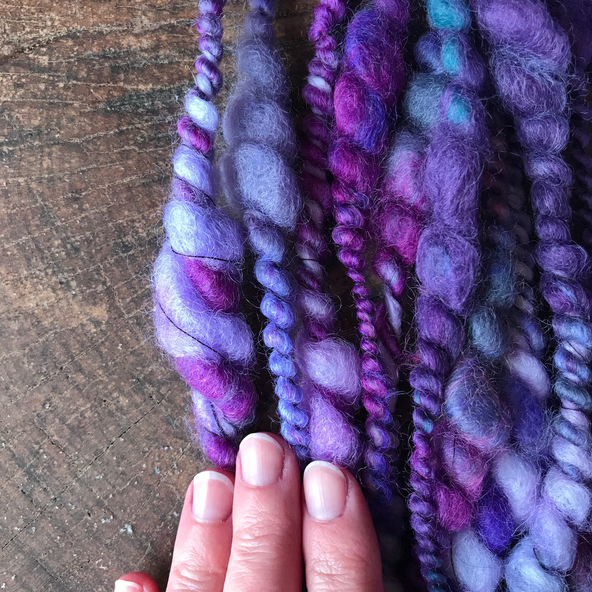 Purple art yarn 100g - Mynoush