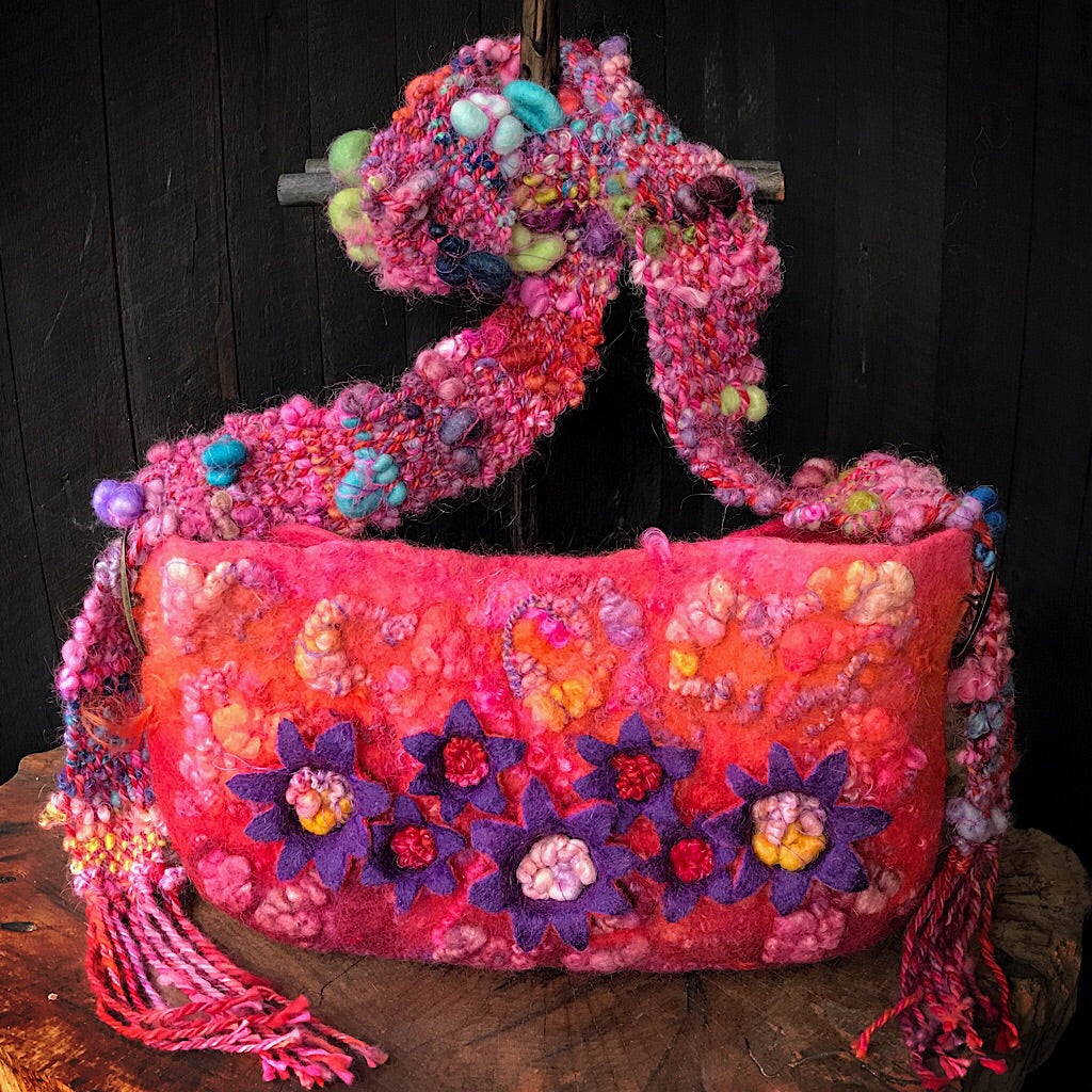 Felted handbag
