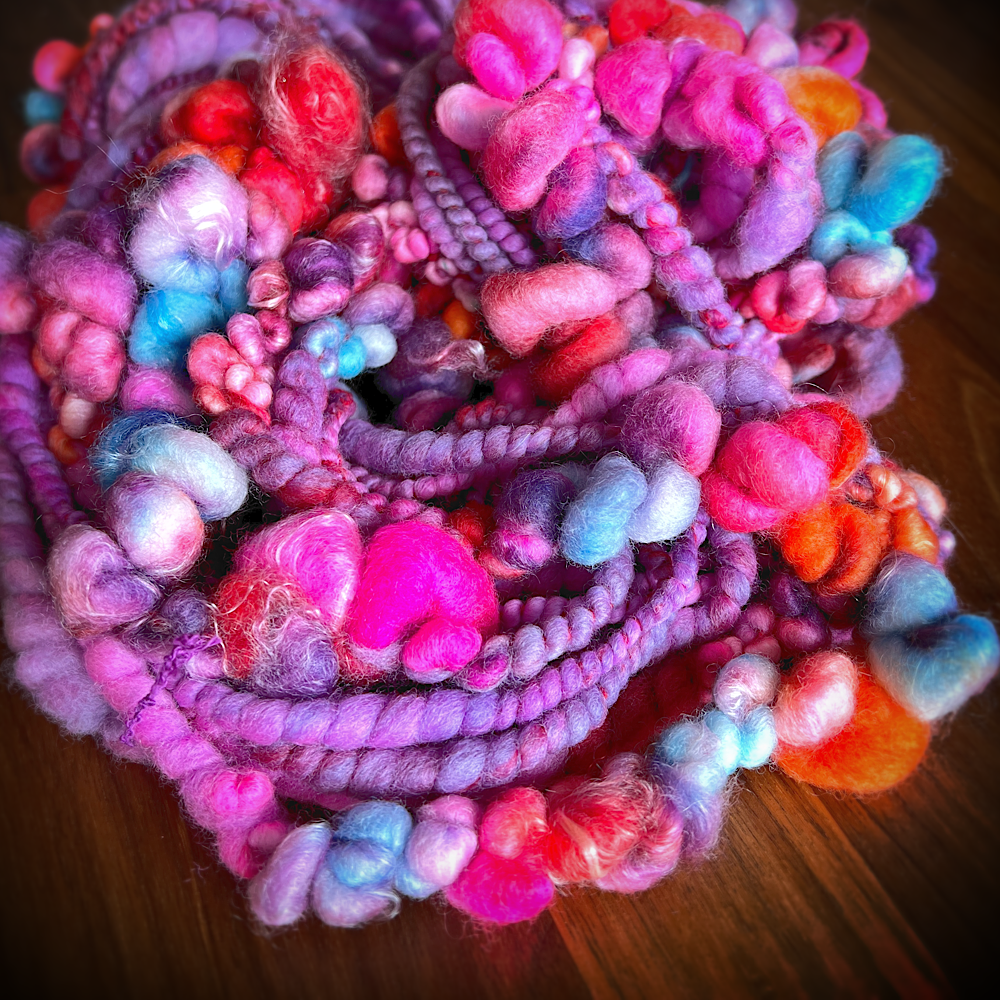 Floralies - bubbly art yarn