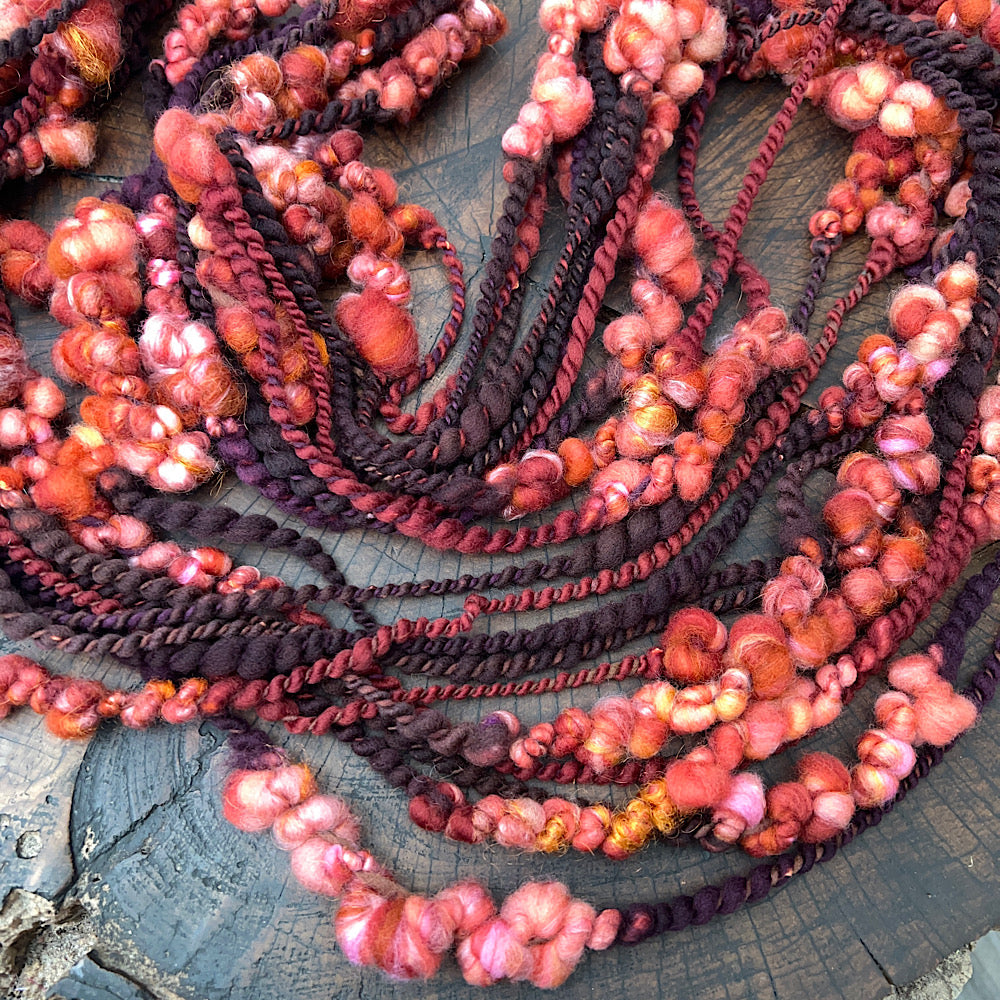 Art yarn for weaving