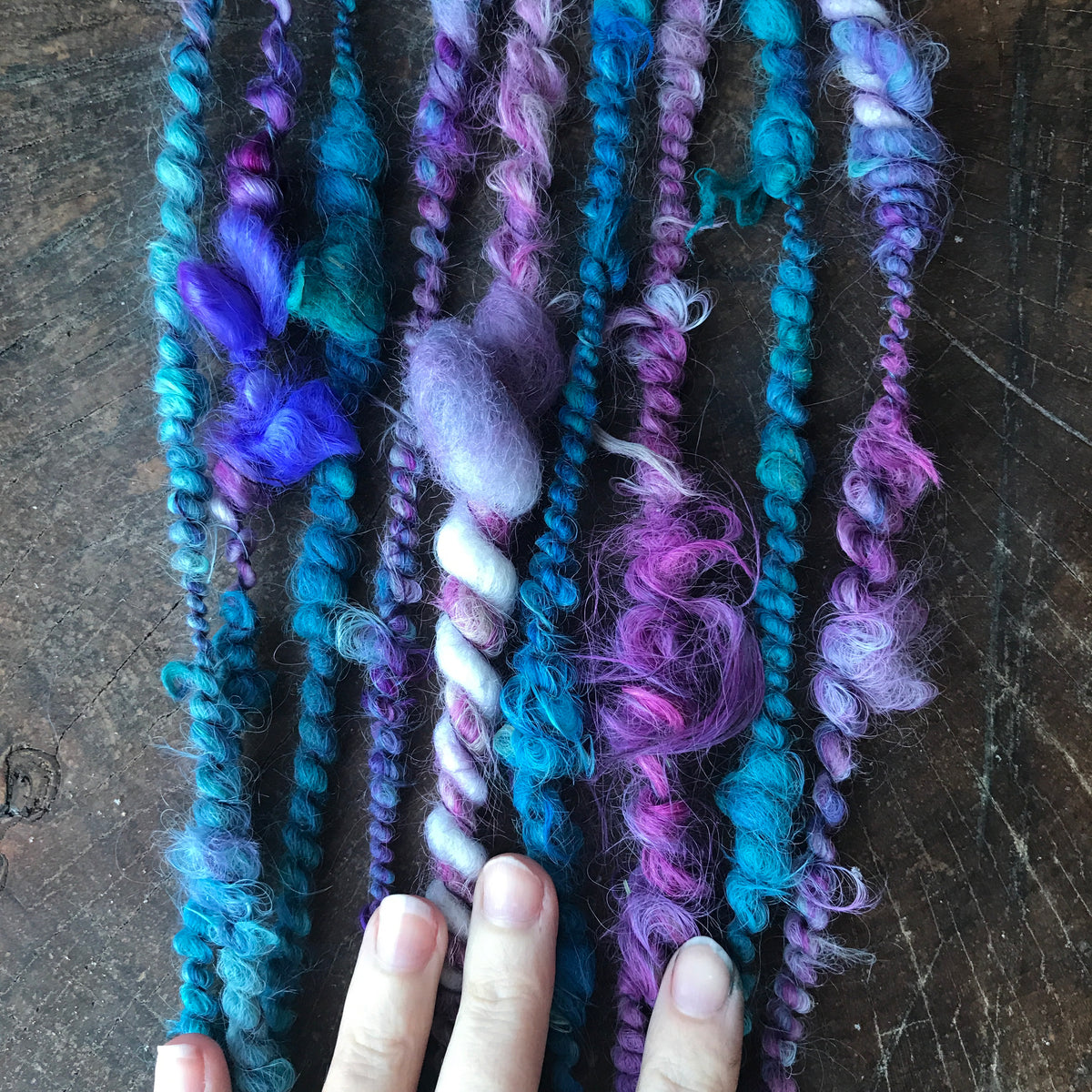 Purple alpaca yarn 50g - Mynoush