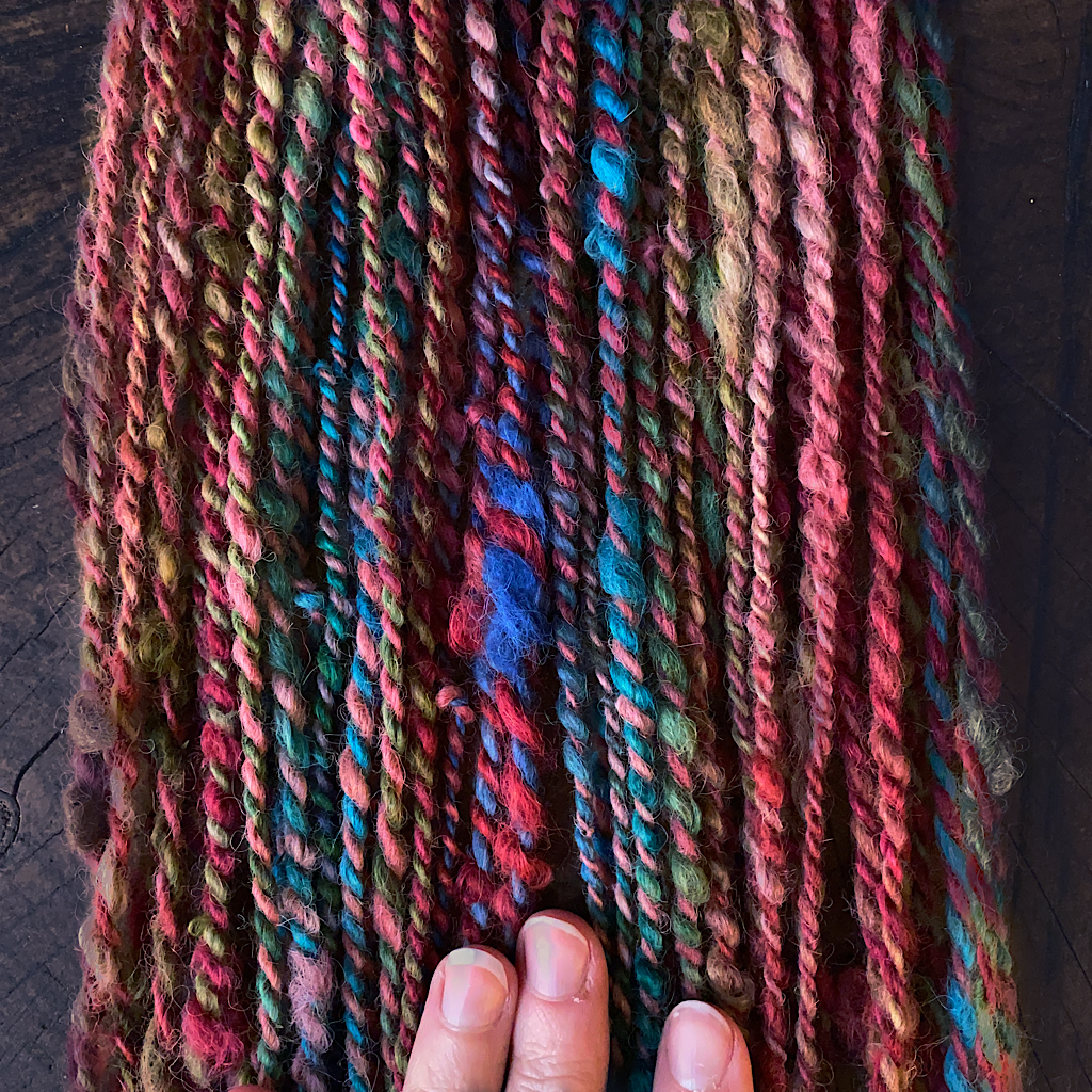 Hand spun alpaca yarn 2