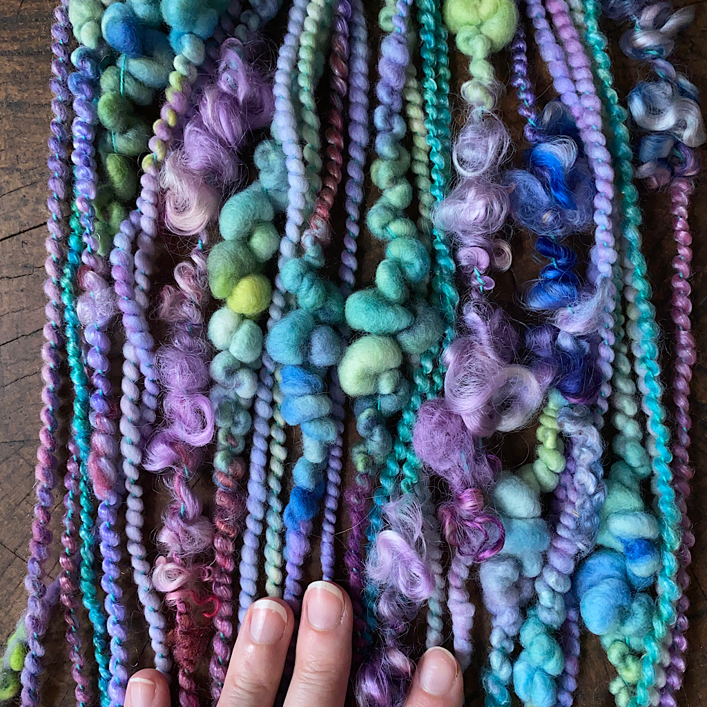 C’est l’été  Art yarn