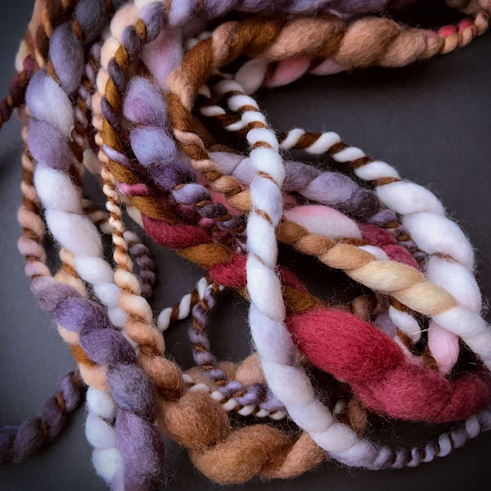 Large Art yarns kit for weaving