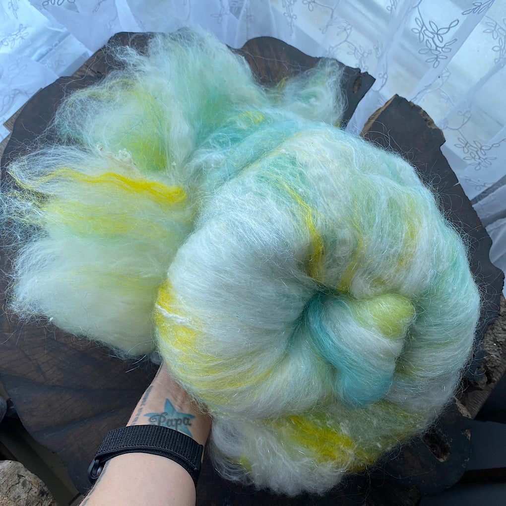 Art batt for spinning